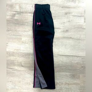 UA Black Sweatpants, Youth Large.